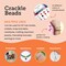 Incraftables Crackle Glass Beads 24 Colors 1100pcs 6mm Kit for Jewelry Making, Hair Accessories, Bracelets, & Crafts. Multicolor Lampwork Assorted Crafting Bead with Organizer Box for Kids & Adults